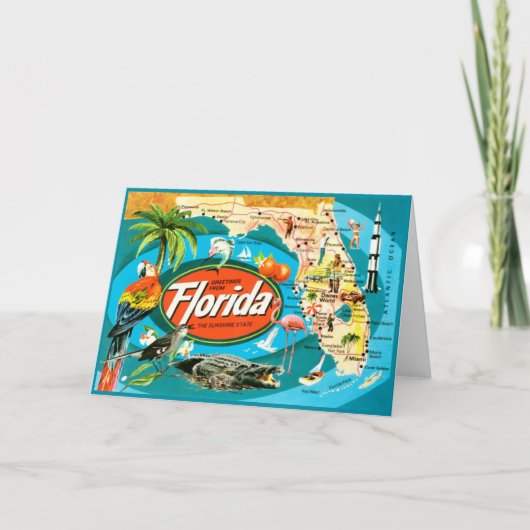 フロリクラシックダからの世紀中頃の挨拶 カード (正面)