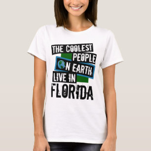 フロリクールダに住む地球の人々 Tシャツ