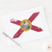 フロリグランジダ国旗 長方形シール (封筒)