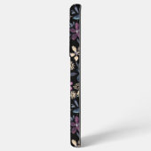 フロリスタウォーターカラーフローラオンブラック SAMSUNG GALAXYケース (裏面横)