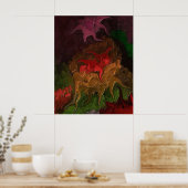 フロリスタタイル1 - 8 x10 ポスター (キッチン)