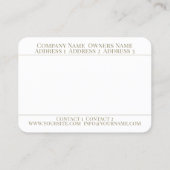 フロリスタ – 名刺 (裏面)