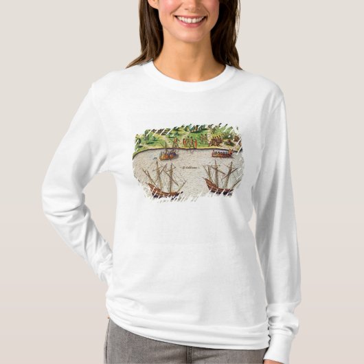 フロリダおよびイルカの川の岬 Tシャツ (正面)