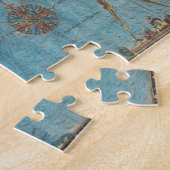 フロリダおよびキューバの旧式な地図 ジグソーパズル (側面)