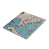 フロリダおよびキューバの旧式な地図 タイル (側面)