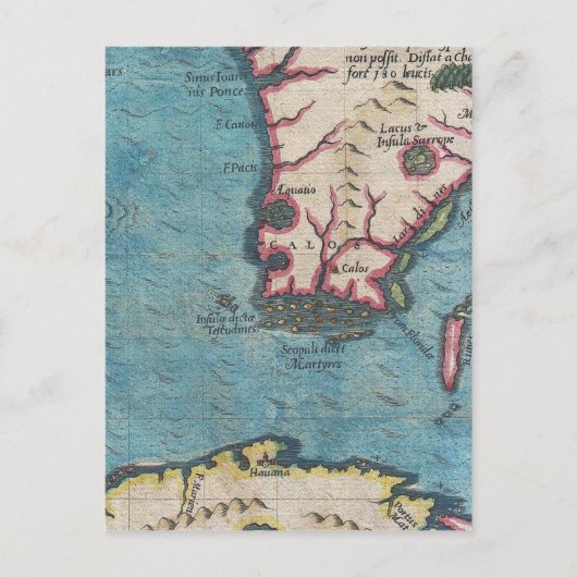 フロリダおよびキューバ ポストカード (正面)