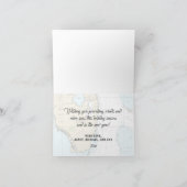 フロリダからおくるトロピカル・ノーティカル・ハッピー・ホリデイズ シーズンカード (内部)