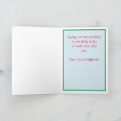 フロリダからのクリスマス・グリーティング カード (内部)