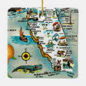 フロリダからのゲーテ セラミックオーナメント (裏面)