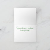 フロリダからのサンディの雪だるまの休日カード シーズンカード (内部)