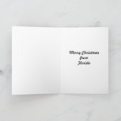 フロリダからのメリークリスマス シーズンカード (内部)