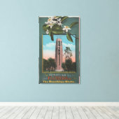 フロリダからの挨拶と歌の写真 キャンバスプリント (インサイチュ (ウッドフロア))