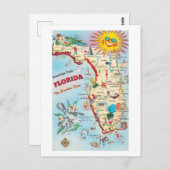 フロリダからの挨拶ヴィンテージはがき ポストカード (正面/裏面)