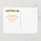 フロリダからの挨拶州新しい住所の移動 シーズンポストカード (裏面)