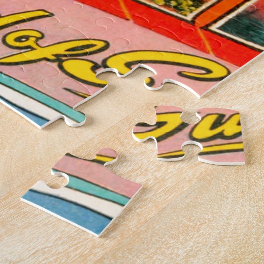 フロリダからの挨拶 ジグソーパズル (側面)