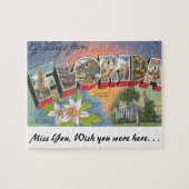 フロリダからの挨拶 ジグソーパズル (横)