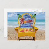 フロリダからの挨拶 ポストカード (正面/裏面)