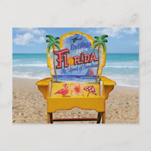 フロリダからの挨拶 ポストカード (正面)