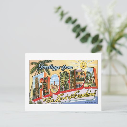 フロリダからの挨拶 ポストカード (スタンド正面)