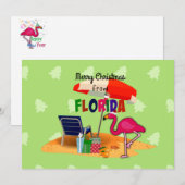 フロリダからクリスマスをお祝いします シーズンカード (正面/裏面)