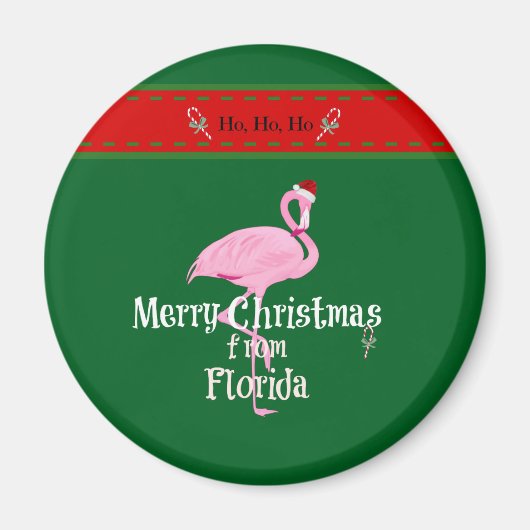 フロリダからクリスマスを祝って マグネット (正面)