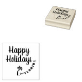 フロリダからハッピーホリデー ラバースタンプ (押印)