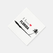 フロリダが大好き スタンダードカクテルナプキン (角)