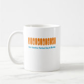 「フロリダではもう一つの完璧な日」コーヒーマグ コーヒーマグカップ (左)