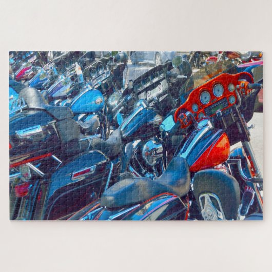 フロリダでオートバイが大好き ジグソーパズル (横)