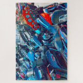 フロリダでオートバイが大好き ジグソーパズル (縦)