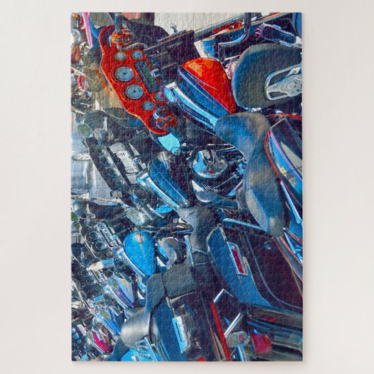 フロリダでオートバイが大好き ジグソーパズル (縦)