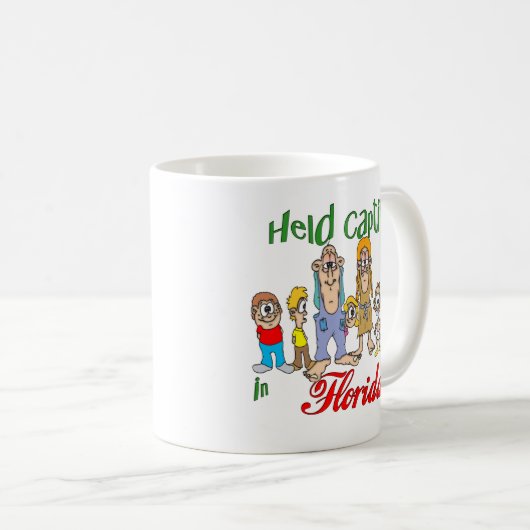 フロリダで捕虜として拘禁 コーヒーマグカップ (正面右)