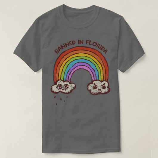 フロリダで禁止 Tシャツ (デザイン正面)