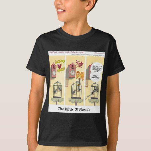 フロリダで面白い鳥たち Stand+Your+Ground Tシャツ (正面)