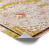 フロリダとアンティルの地図 ポスター (角)