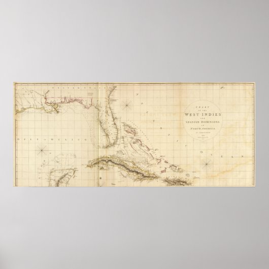 フロリダとウエストインディ ポスター (正面)