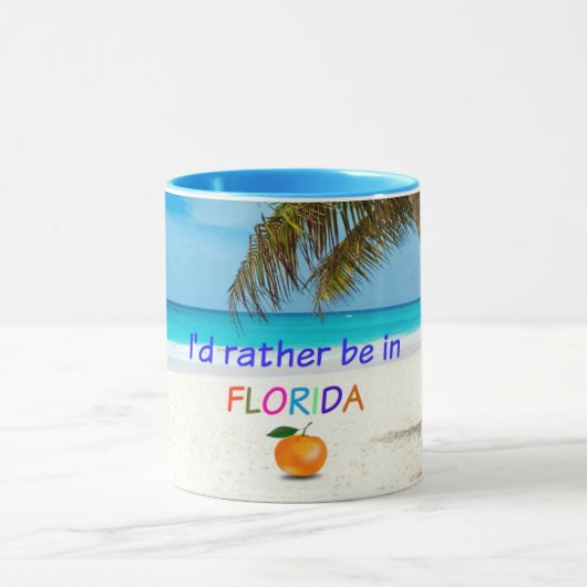フロリダにいたい マグカップ (中央)