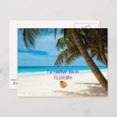 フロリダにいるほうがいい ポストカード (正面/裏面)