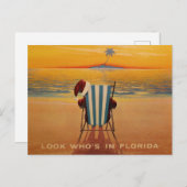 フロリダにいる人を見る シーズンポストカード (正面/裏面)