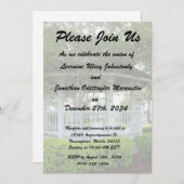 フロリダに突き刺さるガゼボの裏砦 招待状 (正面/裏面)