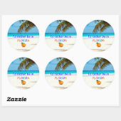 フロリダに行きたい ラウンドシール (シート)