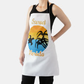 フロリダのかわいい夕日 エプロン (インサイチュ)