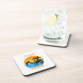 フロリダのかわいい夕日 コースター (右側)