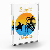 フロリダのかわいい夕日 フォトブロック (左)