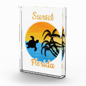 フロリダのかわいい夕日 フォトブロック (右)