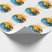 フロリダのかわいい夕日 ラッピングペーパー (角)