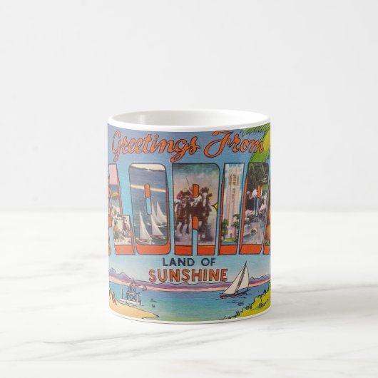 フロリダのご挨拶マグ コーヒーマグカップ (中央)