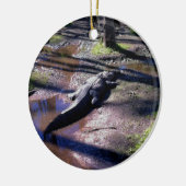 フロリダのわに セラミックオーナメント (左)