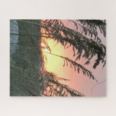 フロリダのアナスタシア海オアット夕日 ジグソーパズル (横)