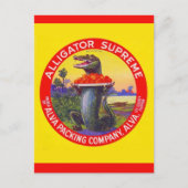 フロリダのアリゲーター・スプリーム ポストカード (正面)